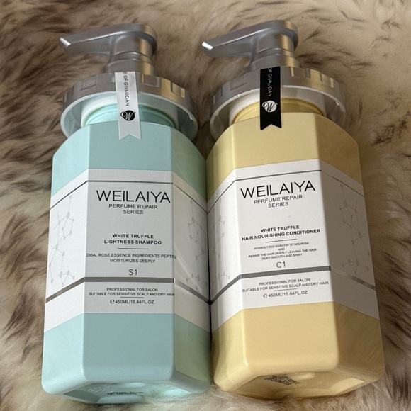 New Weilaiya White Truffle Repair Damaged Hair Shampoo 450mL & Conditioner 450mL